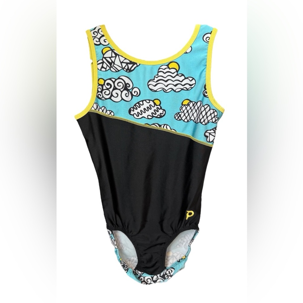 Cloud Pattern Plum Leotard (AL)
